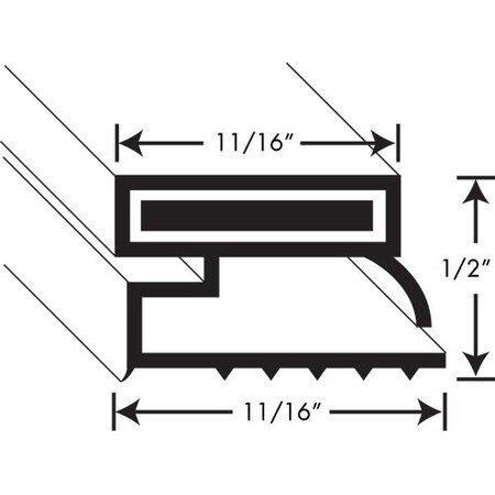 Allpoints Gasket , Kit, 32"X55", Magnetic 1271070